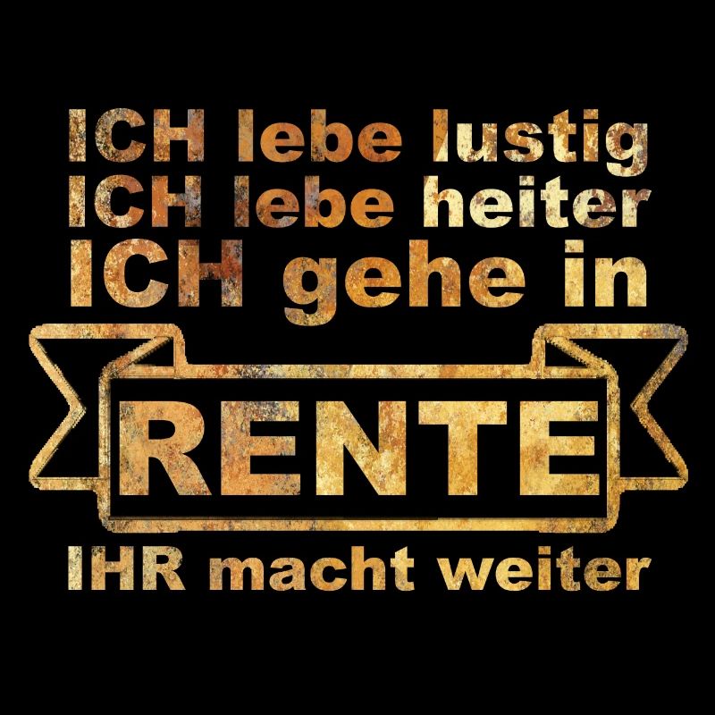 Rente Rentner Rentnerin Geschenk
