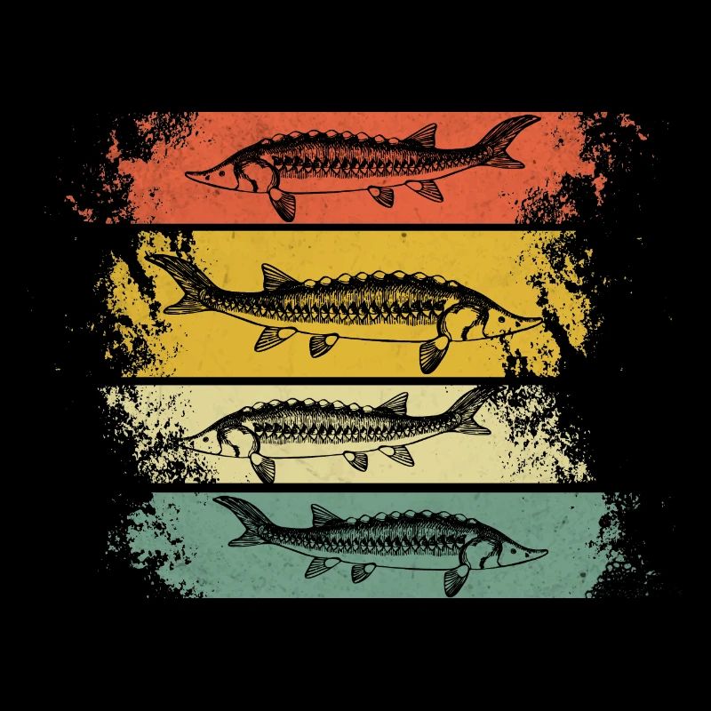 Retro Beluga Sturgeon