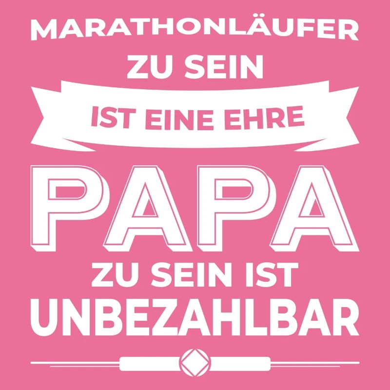 Marathonläufer Papa