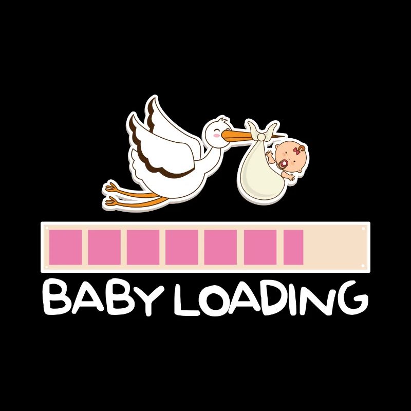 Chargement de bébé Cigogne Grossesse Ventre de bébé