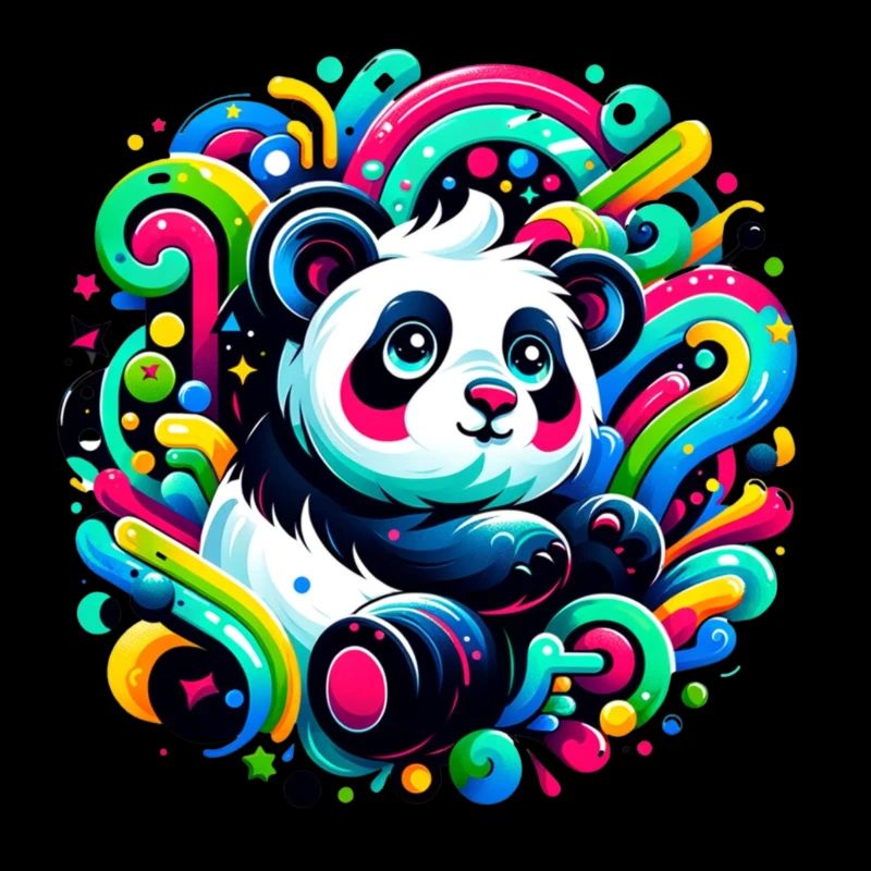 Bunter Panda