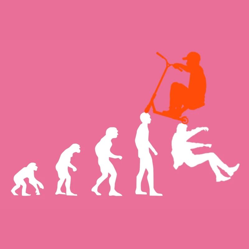 Scooter Tretroller E-Roller Stunt Evolution Design