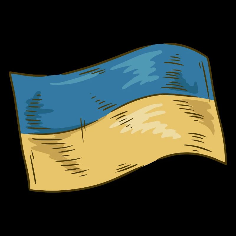 Ukraine Flagge