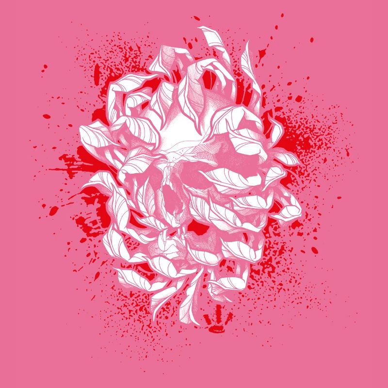 Schädel & Chrysantheme