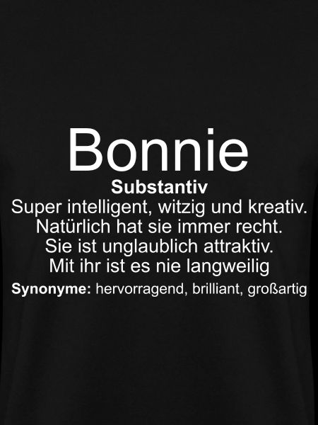 Name Definition Bonnie