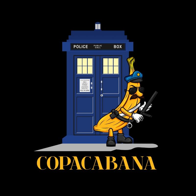 Banana Cop Copacabana Polizei Brasilien Geschenk