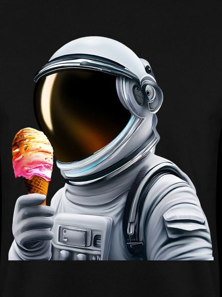 Waffel Eis Astronaut