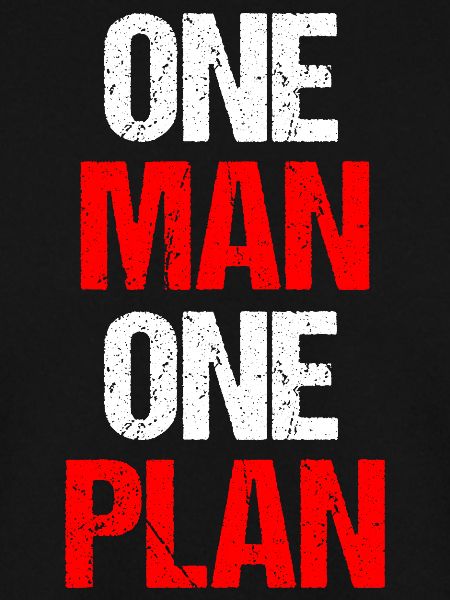 One man, one plan