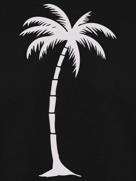 Tropischer Palmenbaum Silhouette