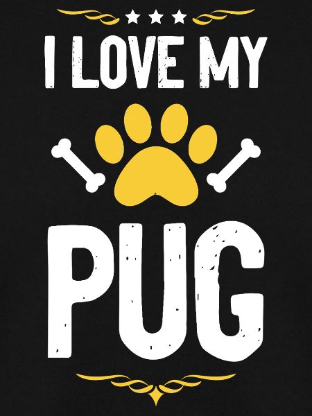 Ich liebe meinen Pug