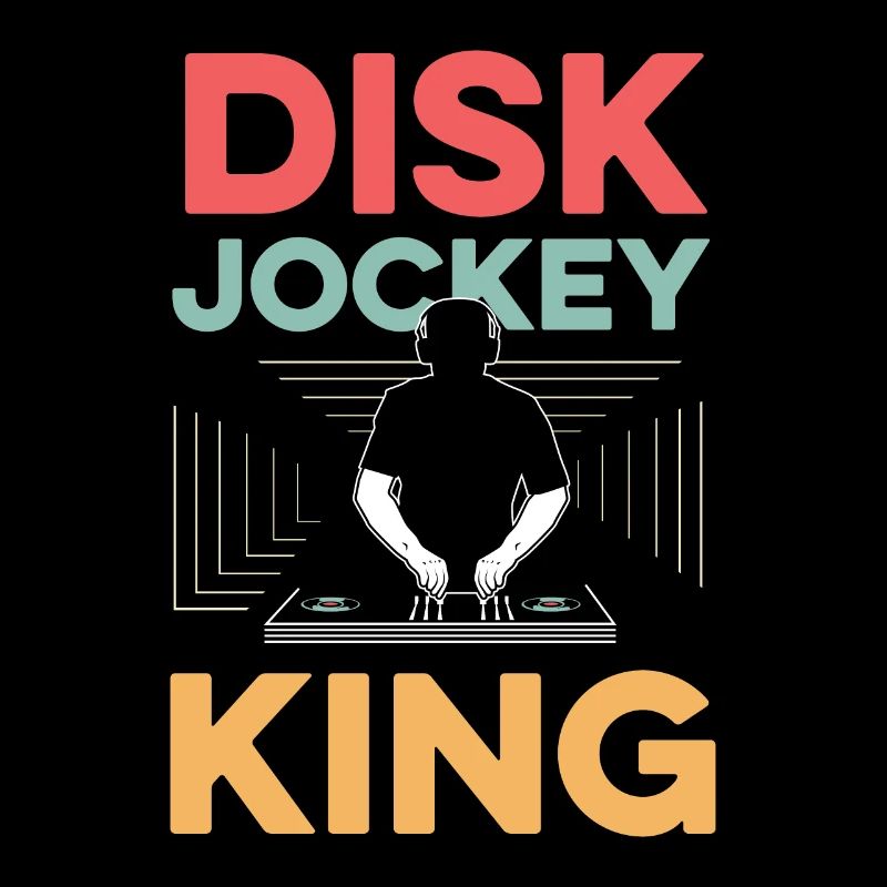 Disc Jockey King Konzertbesucher Geschenk
