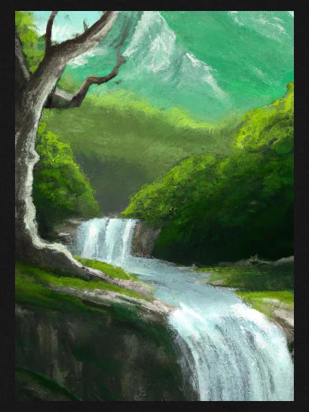 Forest River Wasserfall