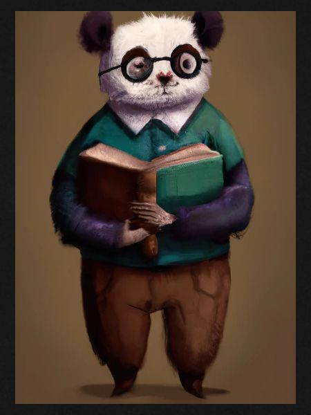 Bibliothekar Panda