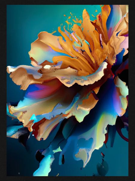Abstrakte Blume
