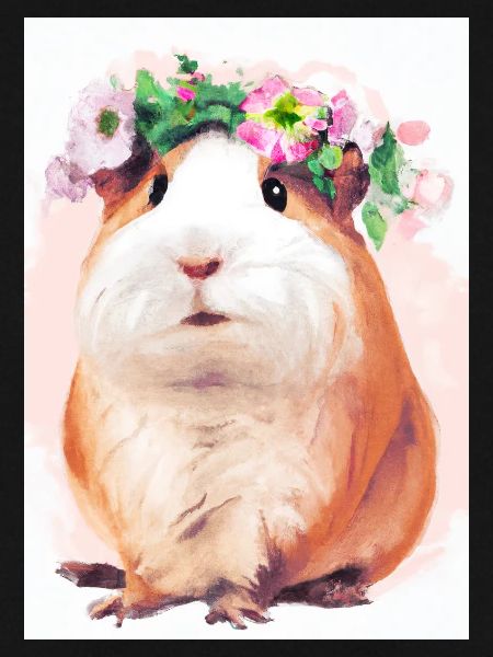 Buntes Meerschweinchen