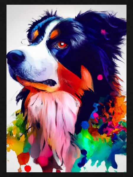 Bunter Border Collie