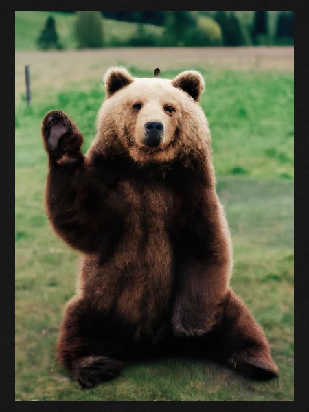 Niedlicher Hallo-Bär