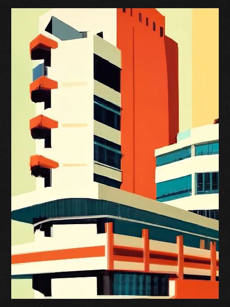 Minimalistisches Stadthaus