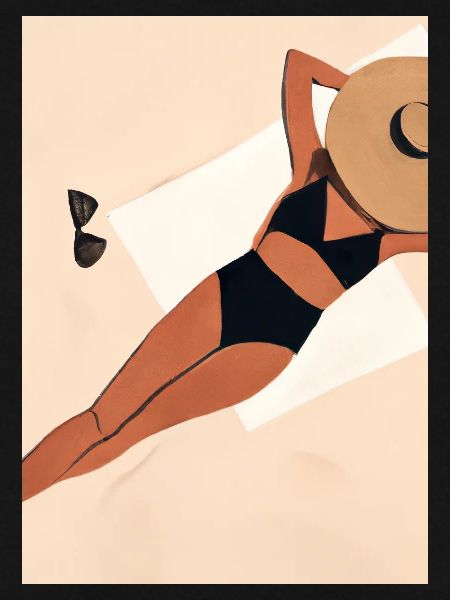 Frauen Sommerhut Bikini