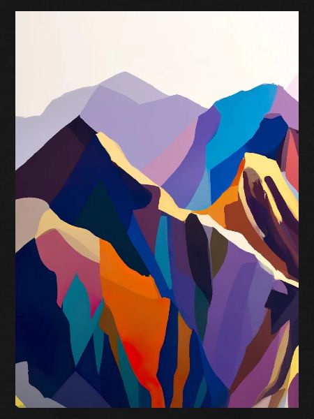 Bunte Berge