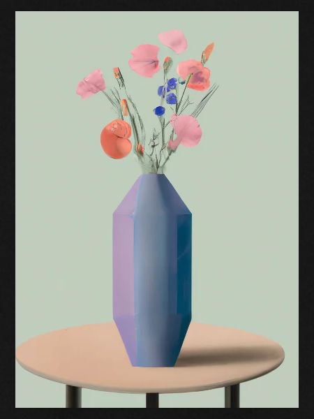 Fancy Blumen Vase