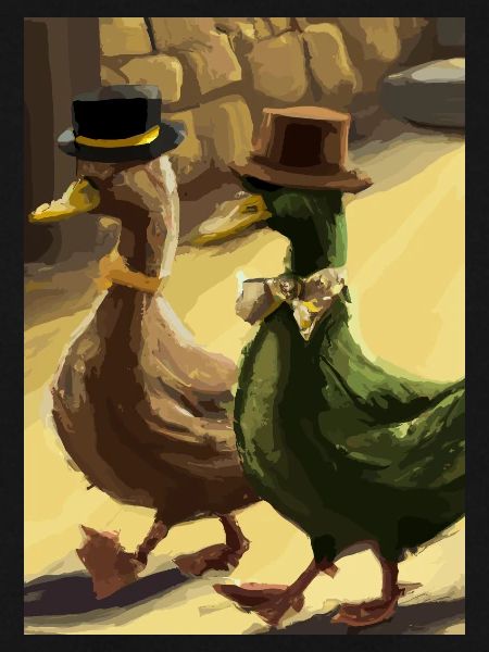 Zwei Enten