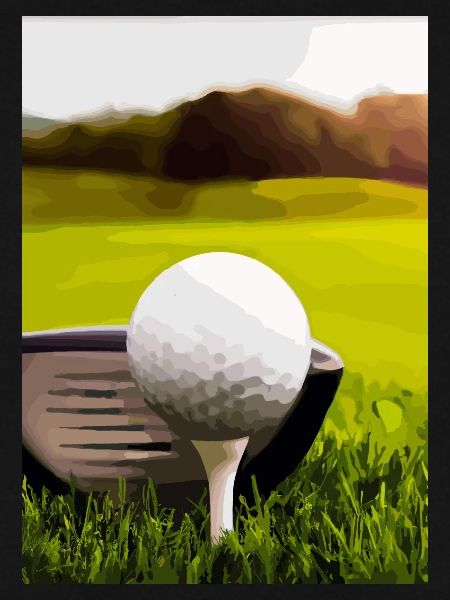 Golfball Abschlag