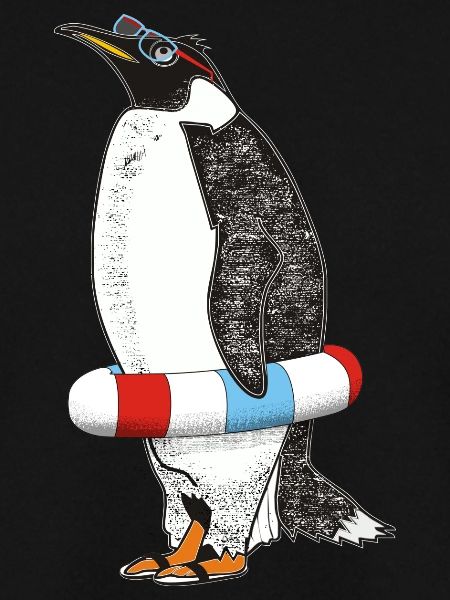 PINGUIN WARTET SOMMER