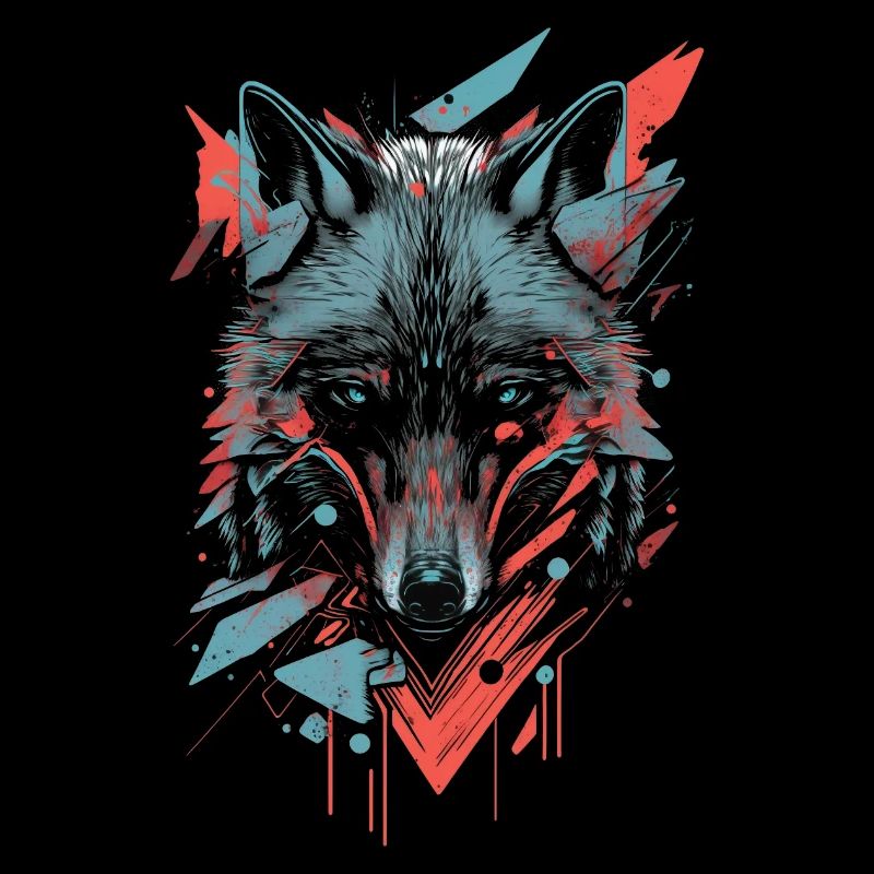 Wolf Cyber Punk Wildlife Animal Pack JGA Wolf Pack