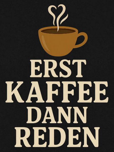 First coffee, then talk