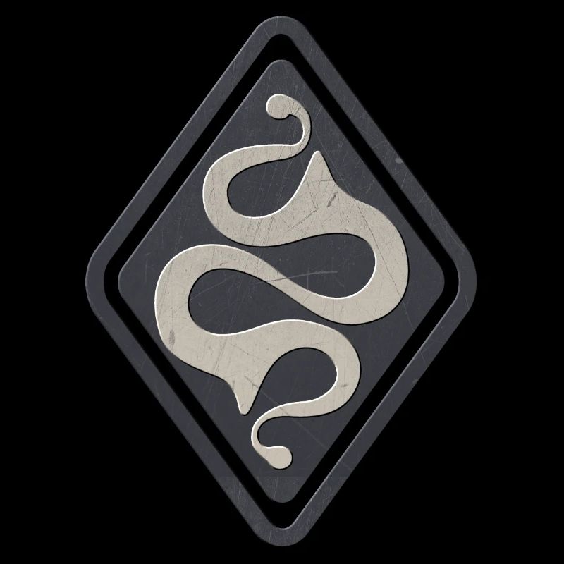 Latene Celtic symbol gray black