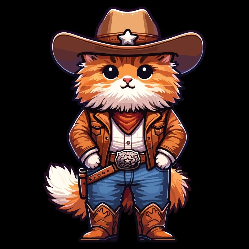 Cowboy-Katze