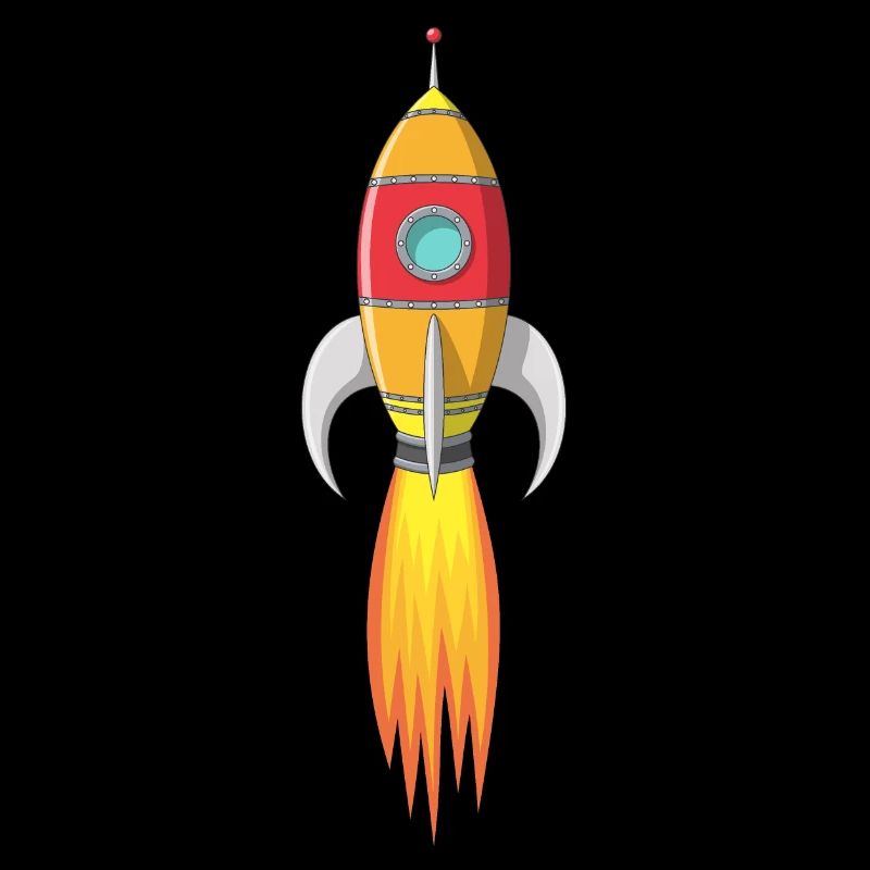 Startende Rakete