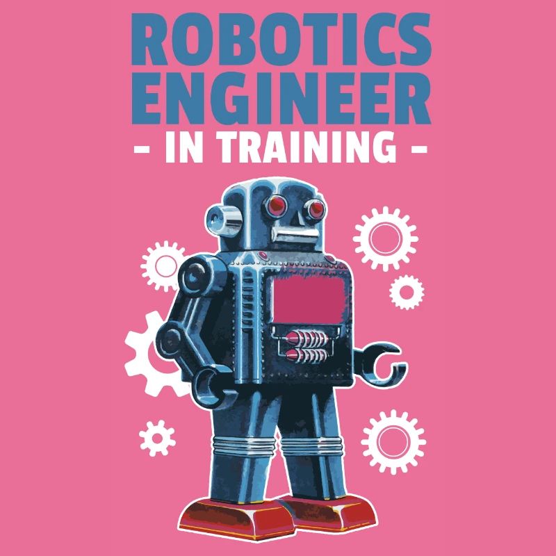 Funny Robotics Engineer In Training School Droid B