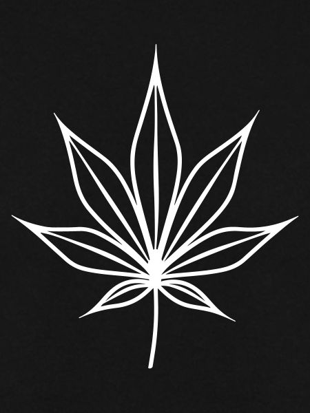 Hanfblatt Weed Hanf Symbol