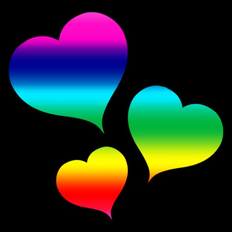 Bunte Herzen