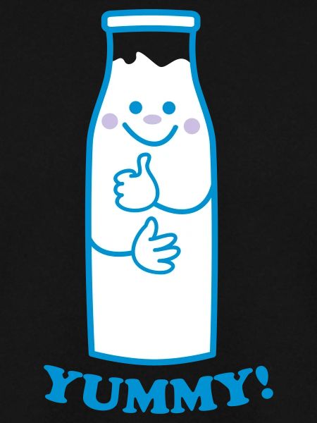 Cute milk bottle