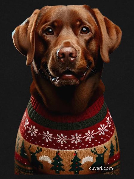 Labrador braun Weihnachten