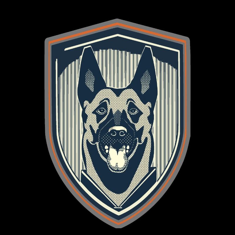 Hundekopfabzeichen