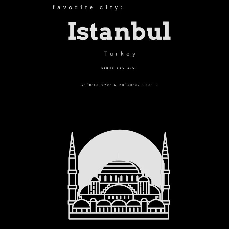 Coordonnées de la mémoire de la ville préférée d’Istanbul