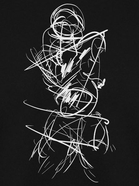 Akt Skizze / Figur Abstrakt