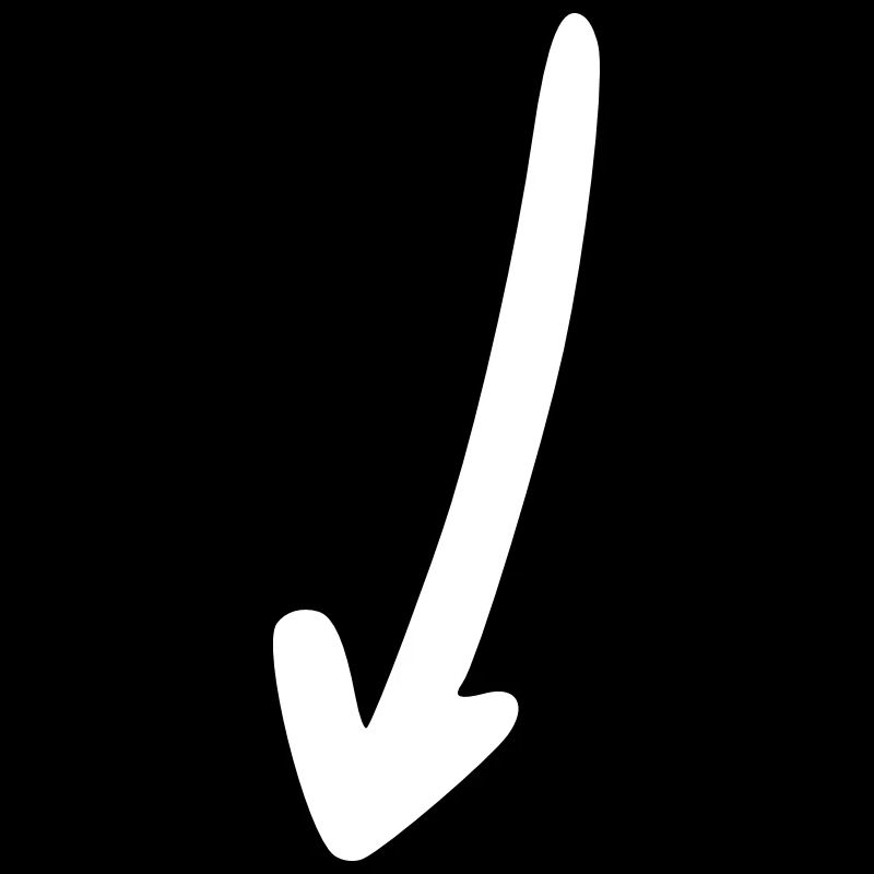 Arrow drawing sketch white