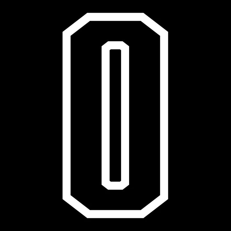 0 - Numéro 0 - Numéro de maillot bicolore changement de couleur