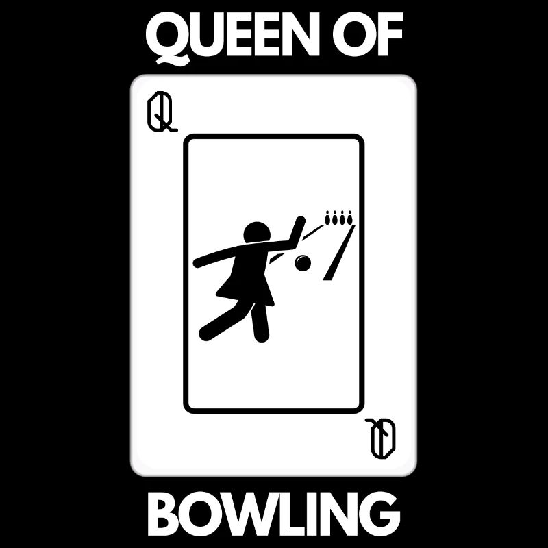 Königin des Bowling-Shirts