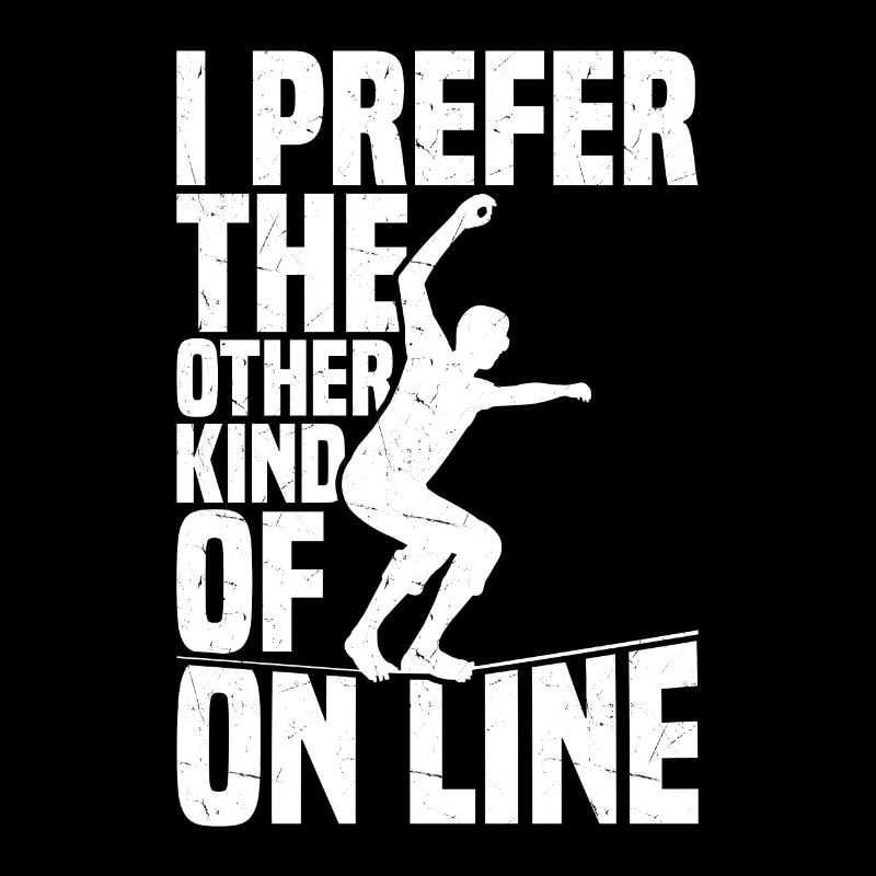 Slacklining Enthusiast Slackliner Lover Slackline