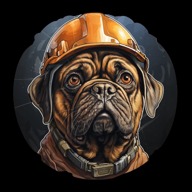 Mops als Baumeister