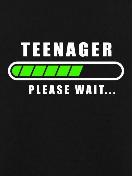 Teenager Loading Please Wait