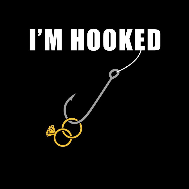 I'm Hooked Engagement Ring Marriage Proposal
