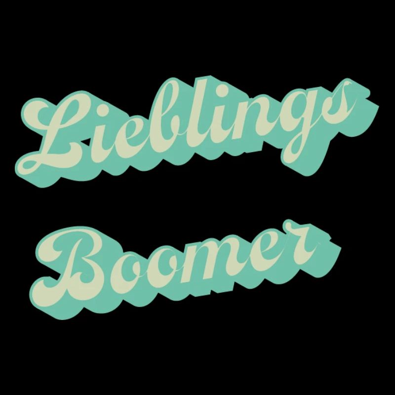 Script rétro préféré des baby-boomers