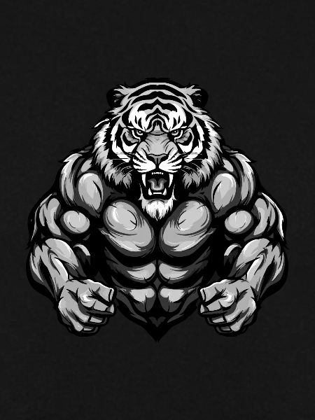 Tiger Muskeln Beast